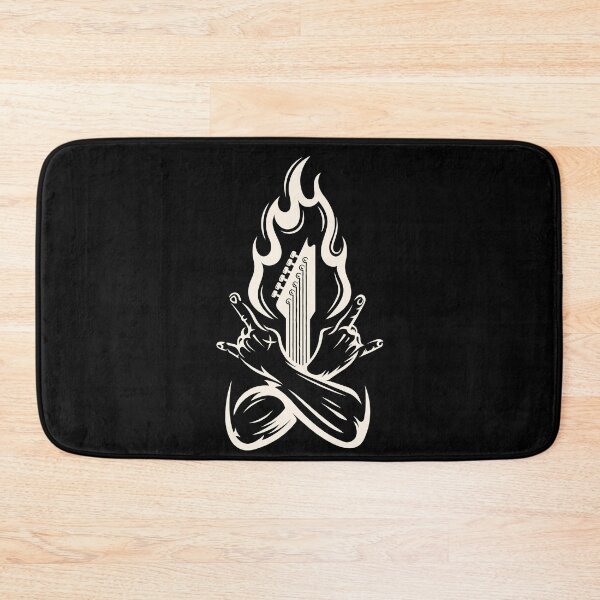 Item preview, Heavy Metal Rock On Guitar In Flames designed and sold by PayoutStream.