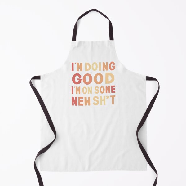 Item preview, I'm Doing Good I'm On Some New Sh*t Taylor Swift The 1 Lyrics - Orange Transparent designed and sold by DesignsByGG.