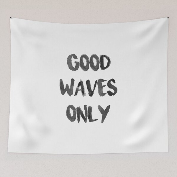 Item preview, Good Waves Only BLK designed and sold by JOYSURF-LAB.