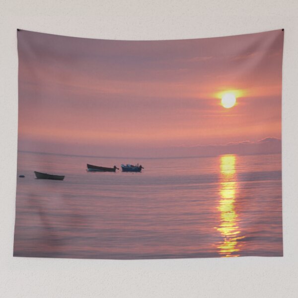 Item preview, Boats at Sunrise designed and sold by RHBWalks.
