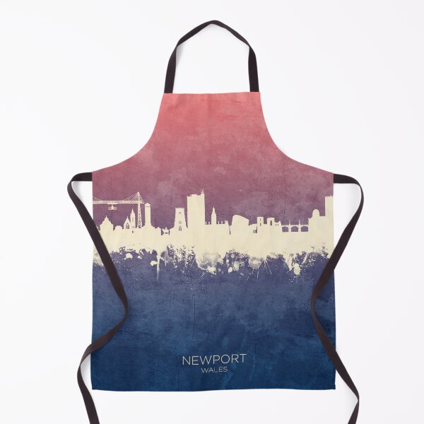 Item preview, Newport Wales Skyline designed and sold by ArtPrints.