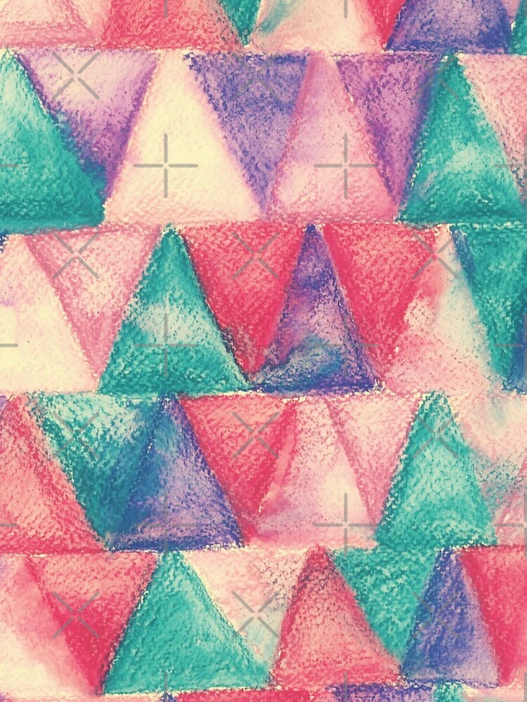 Thumbnail 4 of 4, iPhone Case, Colourful Triangle Shape designed and sold by SwePattern.
