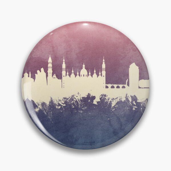 Item preview, Zaragoza Spain Skyline designed and sold by ArtPrints.