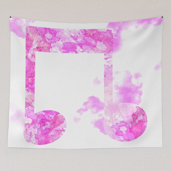 Item preview, Cotton Candy Clouds on Musical Note designed and sold by SunsetApple.