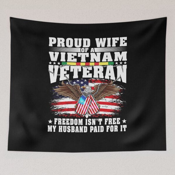 Item preview, Proud Wife Of Vietnam Veteran Spouse Gift - Freedom Isn't Free  designed and sold by DesignCube.