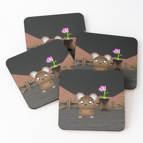 A second life pet called a snuffle Coasters (Set of 4)
