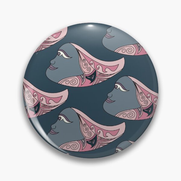 Item preview, Doodle Queen Fish Pattern designed and sold by TM Selvam.