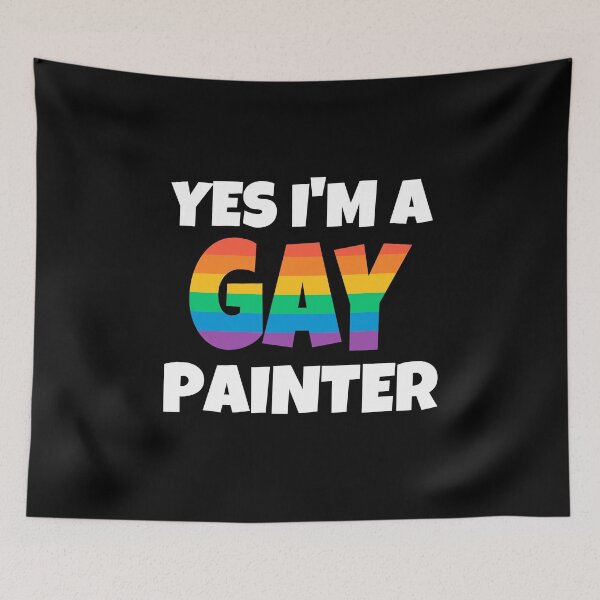 Item preview, Pintor gay arcoíris designed and sold by razvigod.