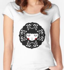 Flower Girl Women's Fitted Scoop T-Shirt