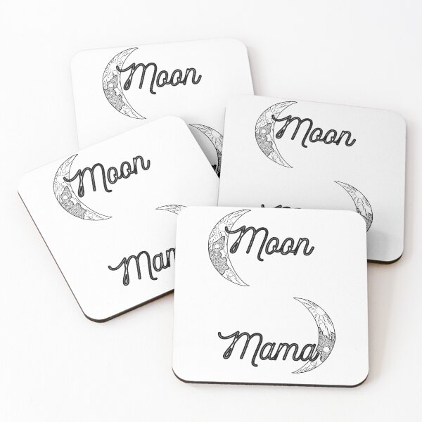 Item preview, Moon Mama in White designed and sold by SilverFoxStudio.