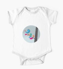Blue Bird One Piece - Short Sleeve
