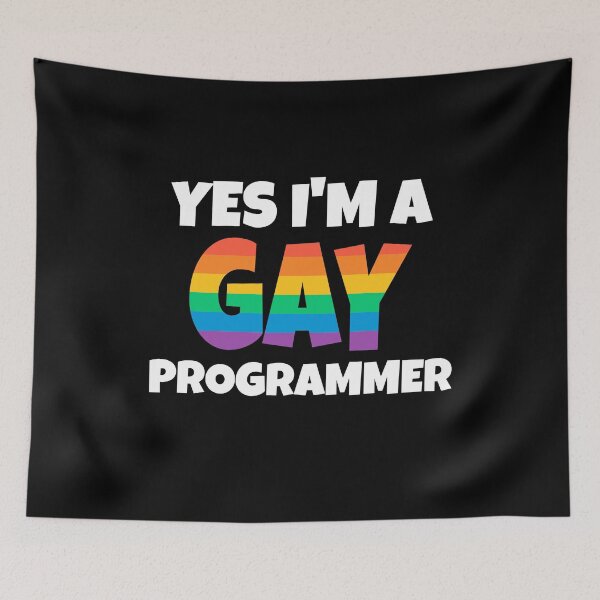 Item preview, Rainbow Gay Programmer designed and sold by razvigod.
