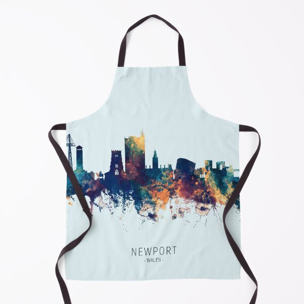 Item preview, Newport Wales Skyline designed and sold by ArtPrints.
