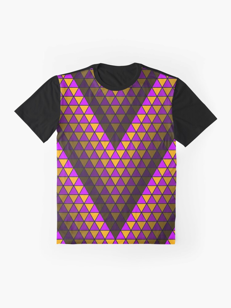 triangle cut in shirt