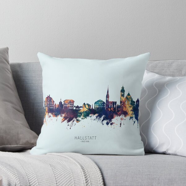 Item preview, Hallstatt Austria Skyline designed and sold by ArtPrints.