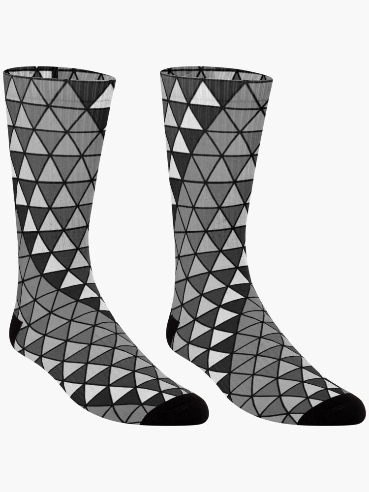 Thumbnail 3 of 5, Socks, triangle pattern designed and sold by MikeTheGinger94.