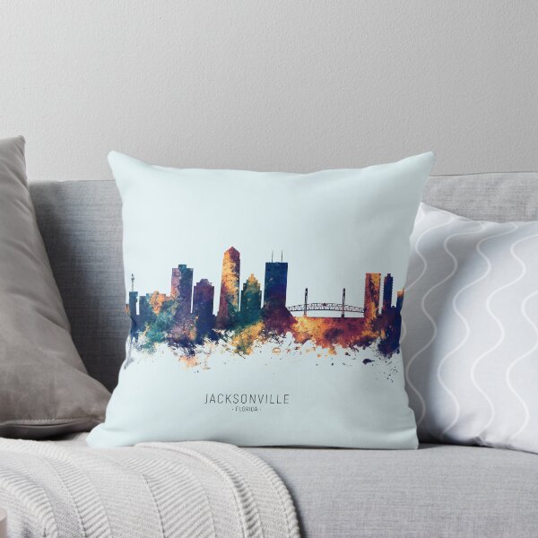 Item preview, Jacksonville Florida Skyline designed and sold by ArtPrints.