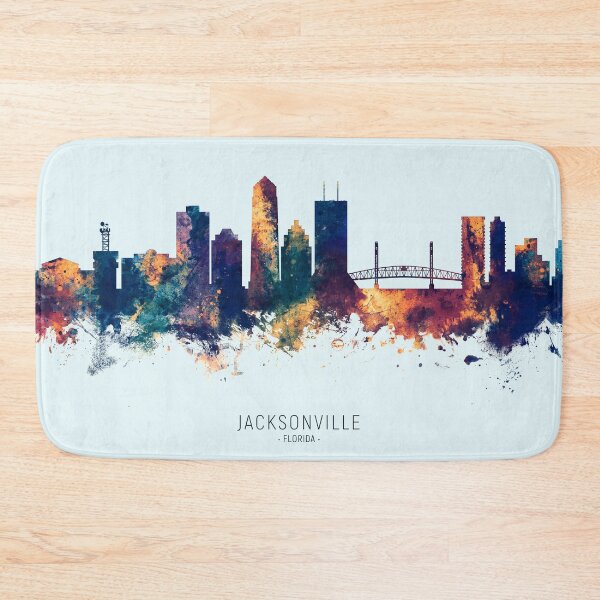 Item preview, Jacksonville Florida Skyline designed and sold by ArtPrints.