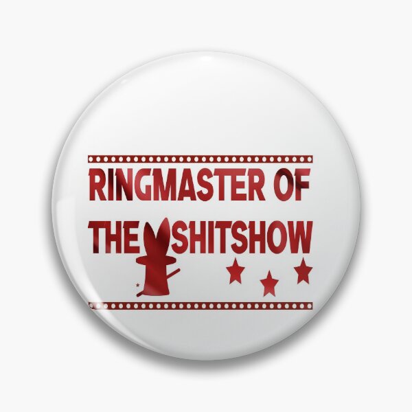 Item preview, Ringmaster Of The Shitshow  funny Ring  designed and sold by silverass.