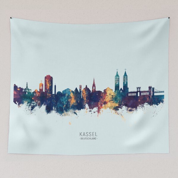 Item preview, Kassel Germany Skyline designed and sold by ArtPrints.