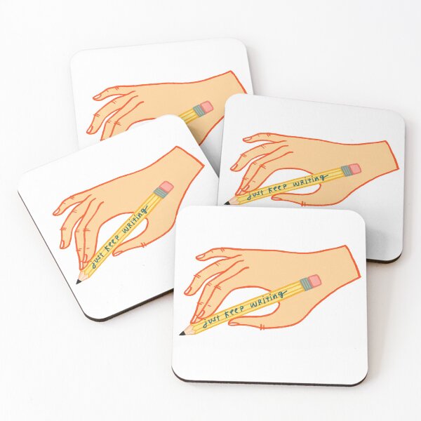Item preview, just keep writing sticker (skin a) designed and sold by clarissa gao.