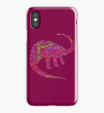 Vegan Dinosaur iPhone Case/Skin