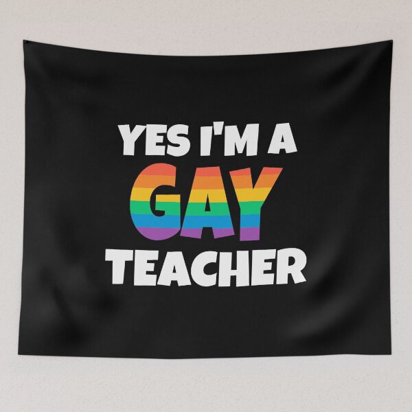 Item preview, Rainbow Gay Teacher designed and sold by razvigod.