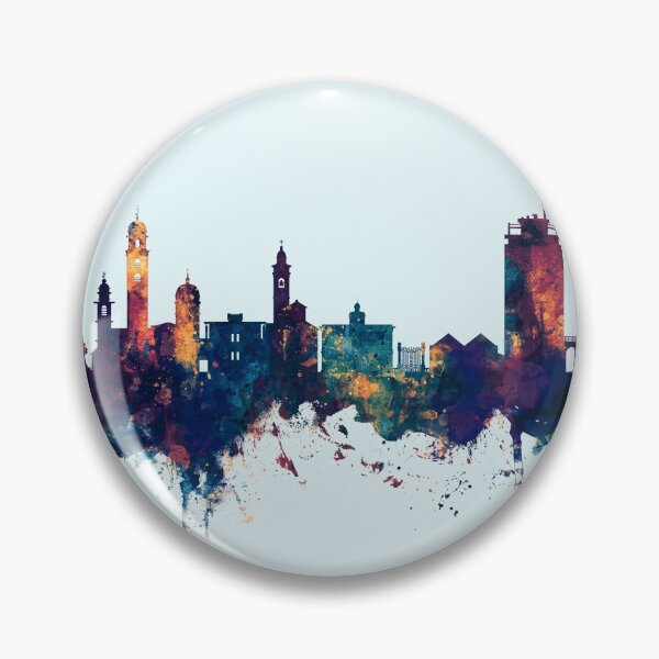 Item preview, Lugano Switzerland Skyline designed and sold by ArtPrints.
