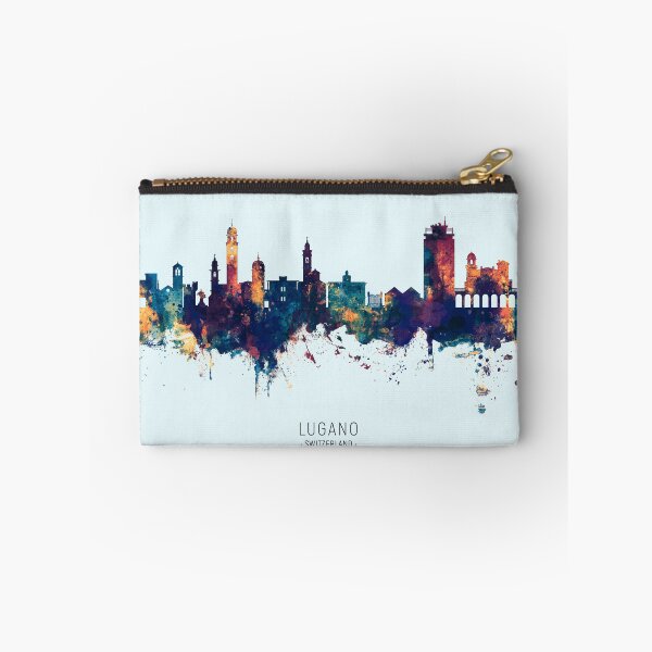 Item preview, Lugano Switzerland Skyline designed and sold by ArtPrints.