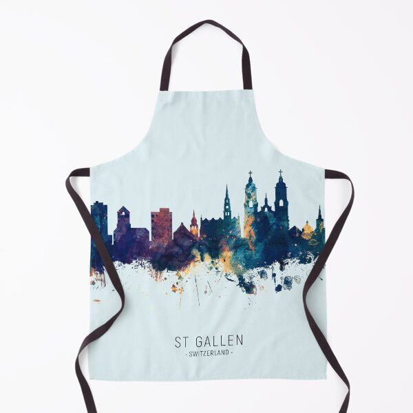 Item preview, St Gallen Switzerland Skyline designed and sold by ArtPrints.
