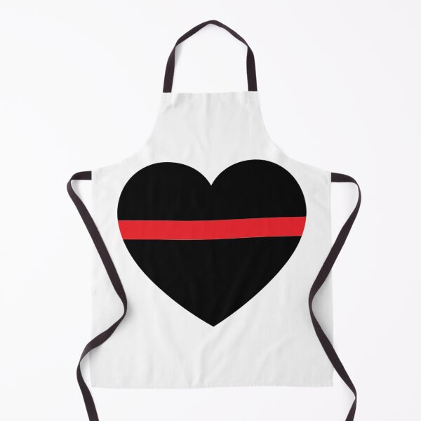 Item preview, Heart Thin Red Line - Fireman - Firefighter Support designed and sold by guzzoclothing.