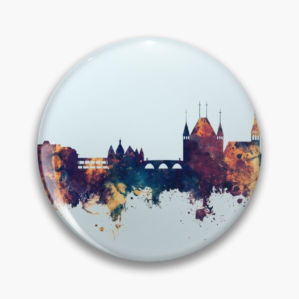 Item preview, Thun Switzerland Skyline designed and sold by ArtPrints.