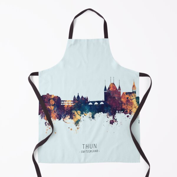Item preview, Thun Switzerland Skyline designed and sold by ArtPrints.
