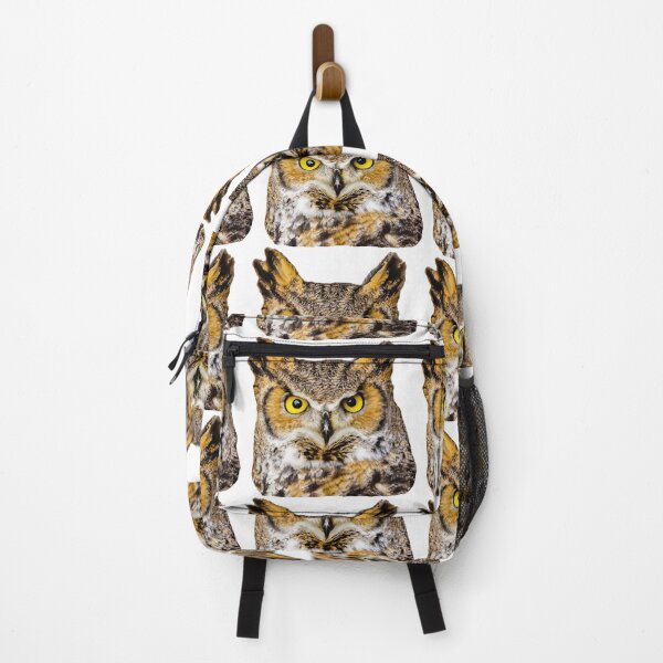 Item preview, Face of Great Horned Owl designed and sold by Dalyndigital Photography.