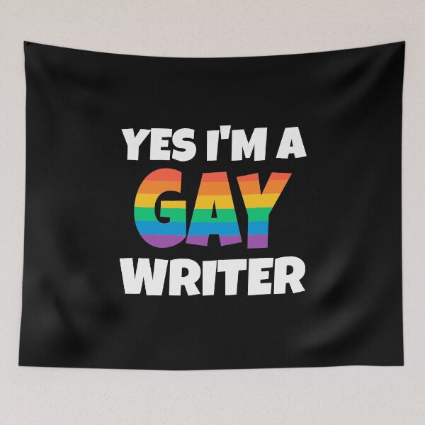 Item preview, Rainbow Gay Writer designed and sold by razvigod.