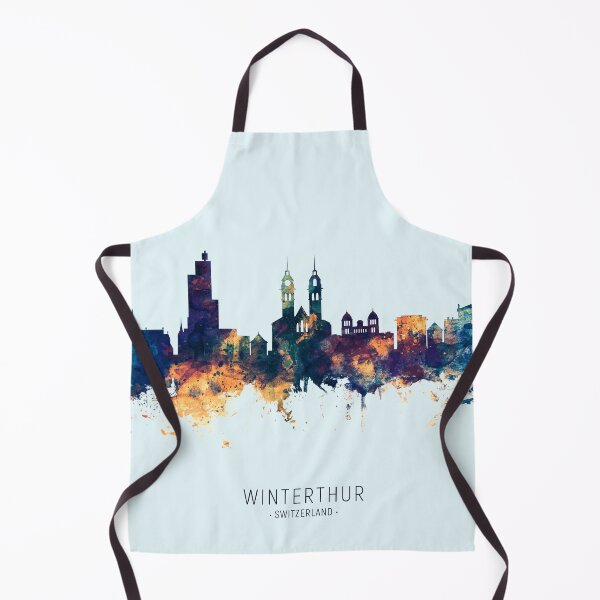 Item preview, Winterthur Switzerland Skyline designed and sold by ArtPrints.