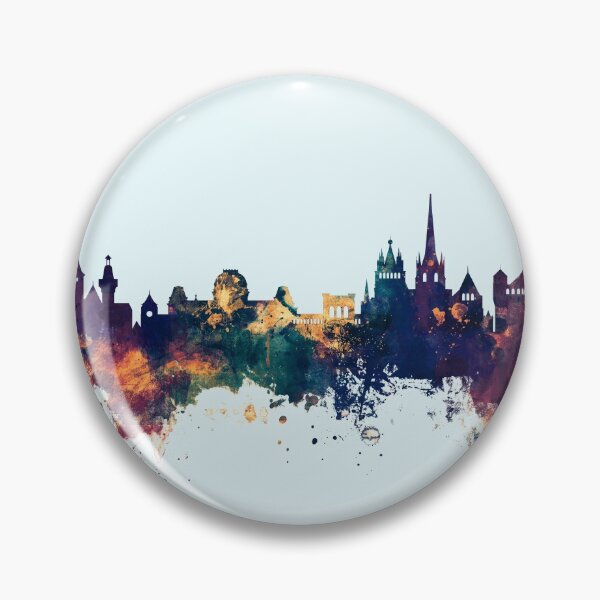 Item preview, Lausanne Switzerland Skyline designed and sold by ArtPrints.
