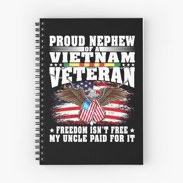 Item preview, Proud Nephew Of Vietnam Veteran Military Freedom isn't free my Uncle paid for it designed and sold by DesignCube.