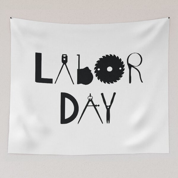 Item preview, Labor Day, With Tool Silhouettes designed and sold by 4AllTimes.