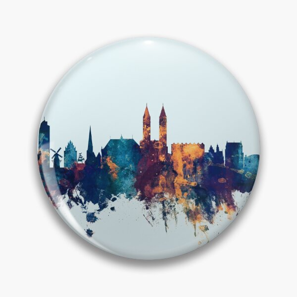 Item preview, Bremen Germany Skyline designed and sold by ArtPrints.