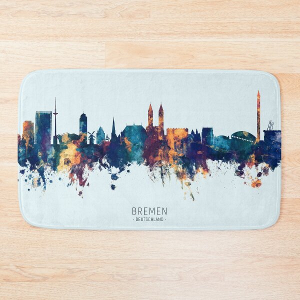 Item preview, Bremen Germany Skyline designed and sold by ArtPrints.