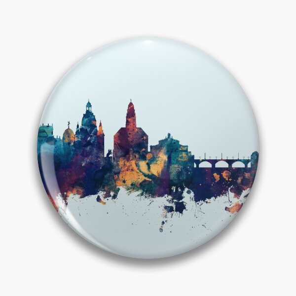Artikelvorschau, Dresden Germany Skyline entworfen und verkauft von ArtPrints.