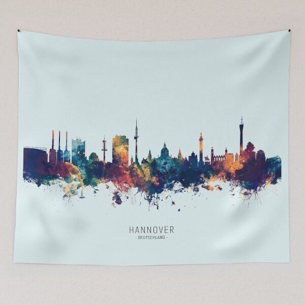 Item preview, Hannover Germany Skyline designed and sold by ArtPrints.