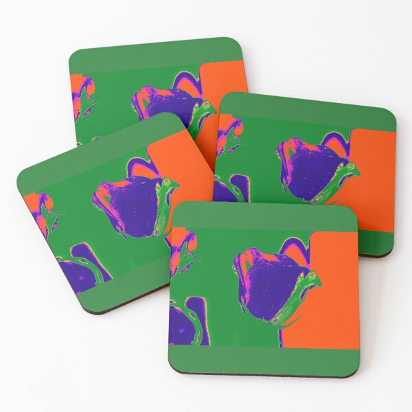 Item preview, Solo Rose in Blue and Green designed and sold by AlteredAtelier.