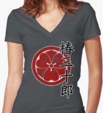 Thirty Year Old Camellias (Clothing) Women's Fitted V-Neck T-Shirt