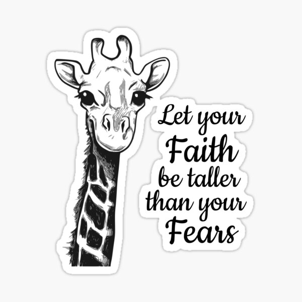 Item preview, Let Your Faith Be Taller Than Your Fears designed and sold by 4AllTimes.
