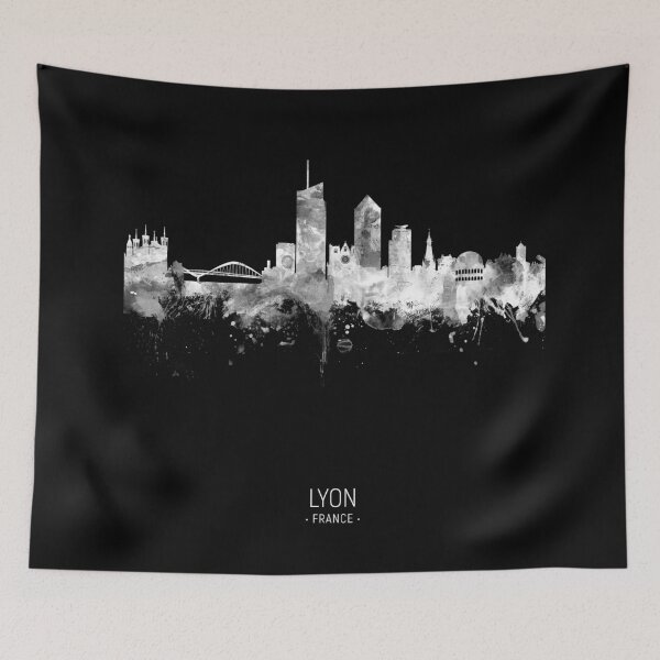 Item preview, Lyon France Skyline designed and sold by ArtPrints.