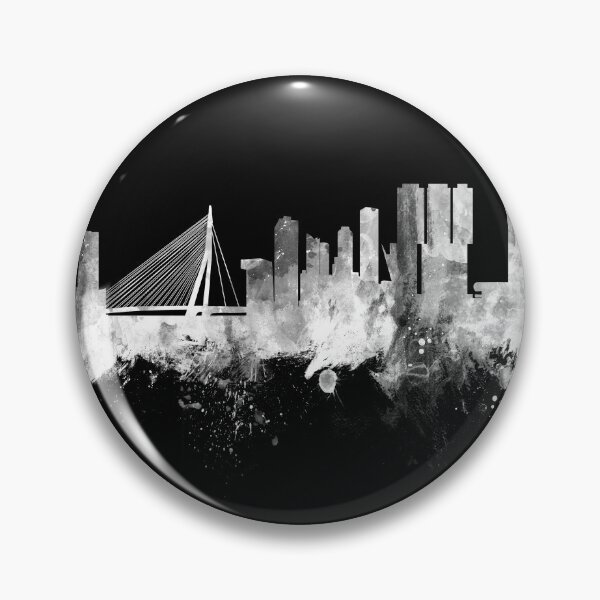 Item preview, Rotterdam The Netherlands Skyline designed and sold by ArtPrints.