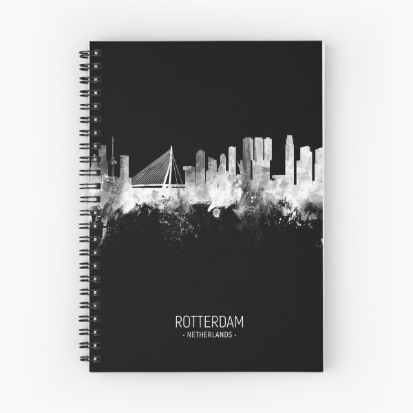 Item preview, Rotterdam The Netherlands Skyline designed and sold by ArtPrints.