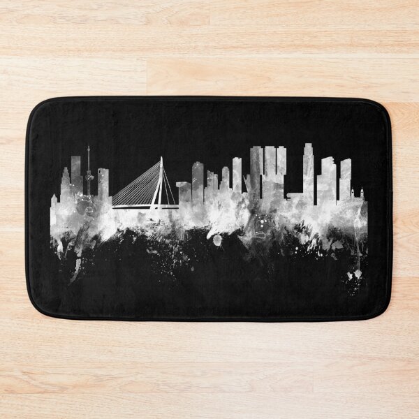 Item preview, Rotterdam The Netherlands Skyline designed and sold by ArtPrints.